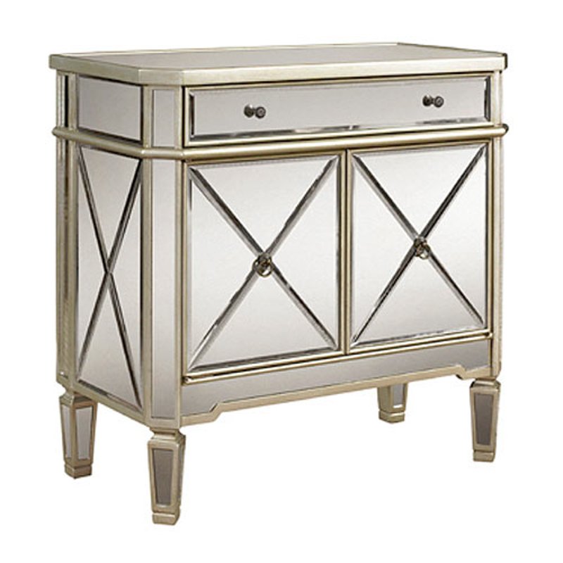 White Mirrored 2 Door And 1 Drawer Console Cabinet Rc Willey White Mirrored 2 Door And 1 Drawer Console Cabinet