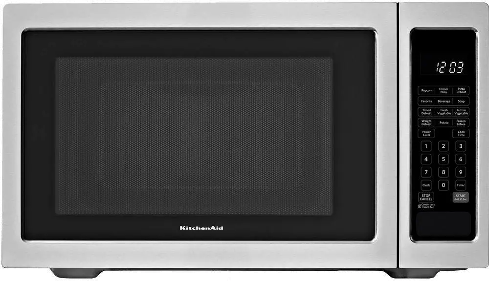 KCMS1655BSS KitchenAid 21 Inch Stainless Steel 1.6 cu. ft. Countertop Microwave-1