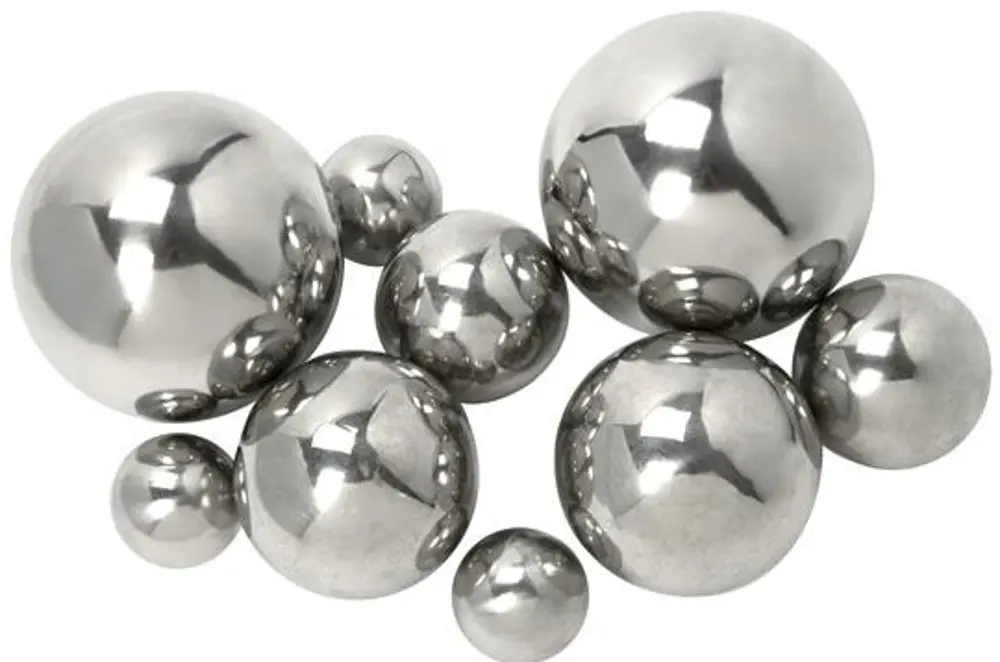 Decorative Silver Ball Set of 9-1