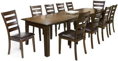 11 piece dining set - kona raisin | rc willey furniture store 11 piece dining set - kona raisin | rc willey furniture store