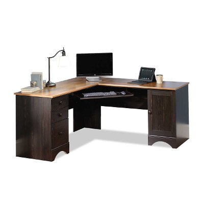 Harbor View Sauder Desk With Hutch Rc Willey Furniture Store