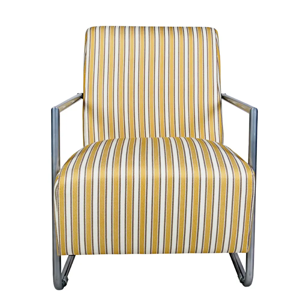 Angelo Home angelo:Home Striped Marigold Upholstered Chair-1