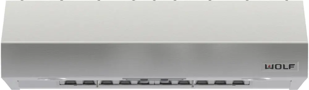 PW362210 Wolf Pro 36 Inch Low Profile Wall Hood - Stainless Steel-1