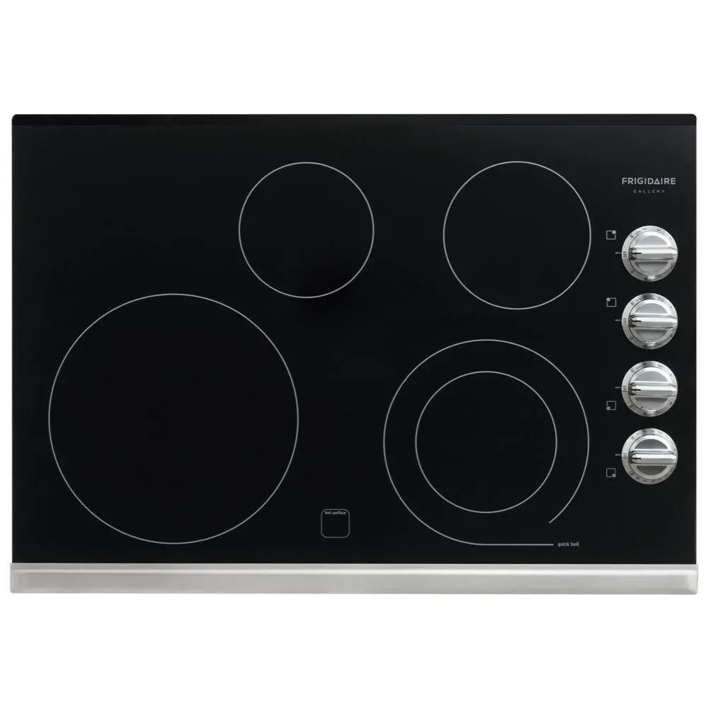 FGEC3045PS Frigidaire Gallery 30 Inch Electric Cooktop with Right Side Knobs - Stainless Steel-1