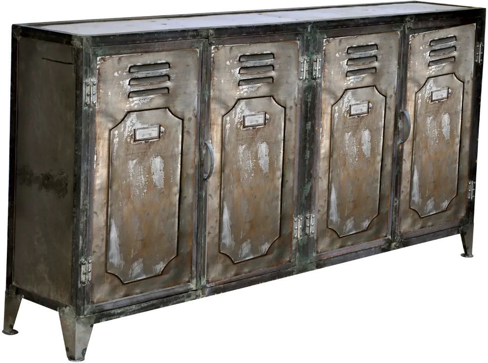New England Metal 4-Door Locker Cabinet -1
