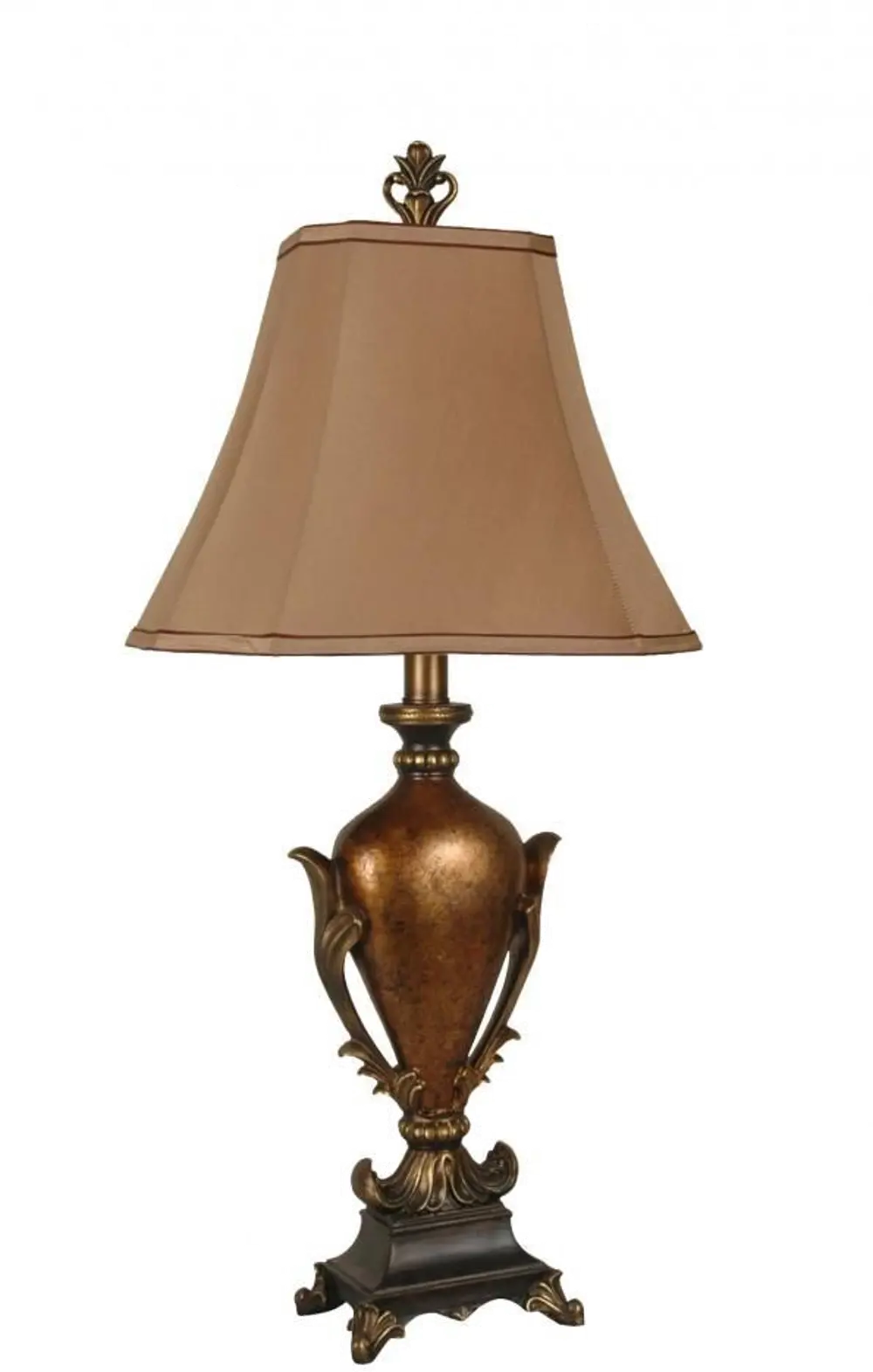 Bronze and Speckled Gold Table Lamp-1