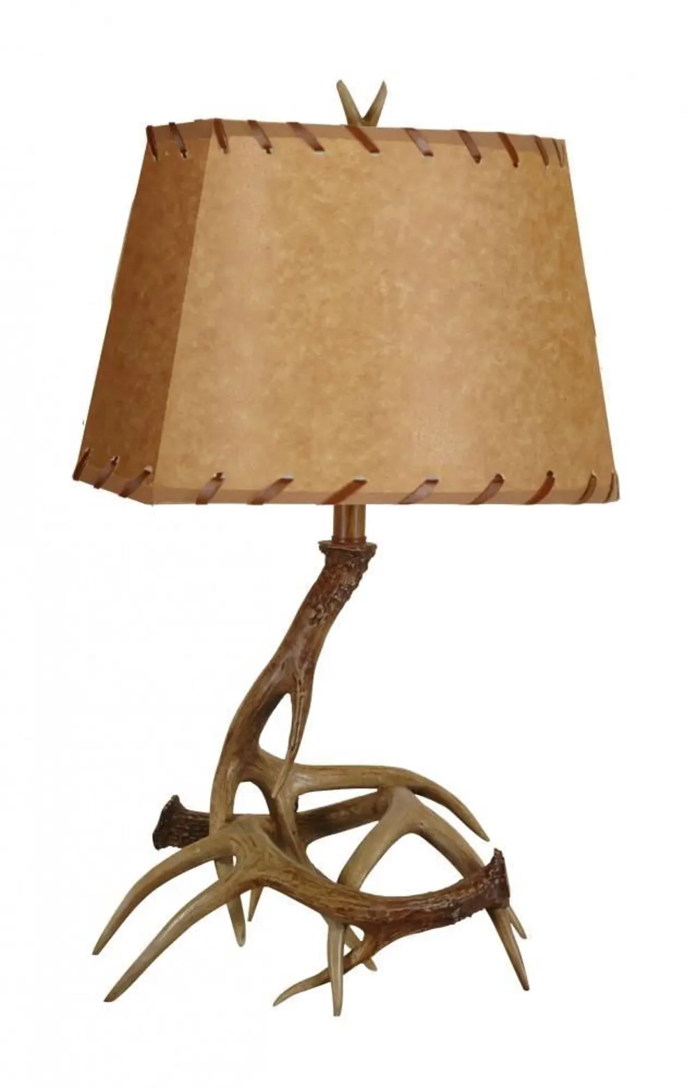 Resin Antler Table Lamp-1