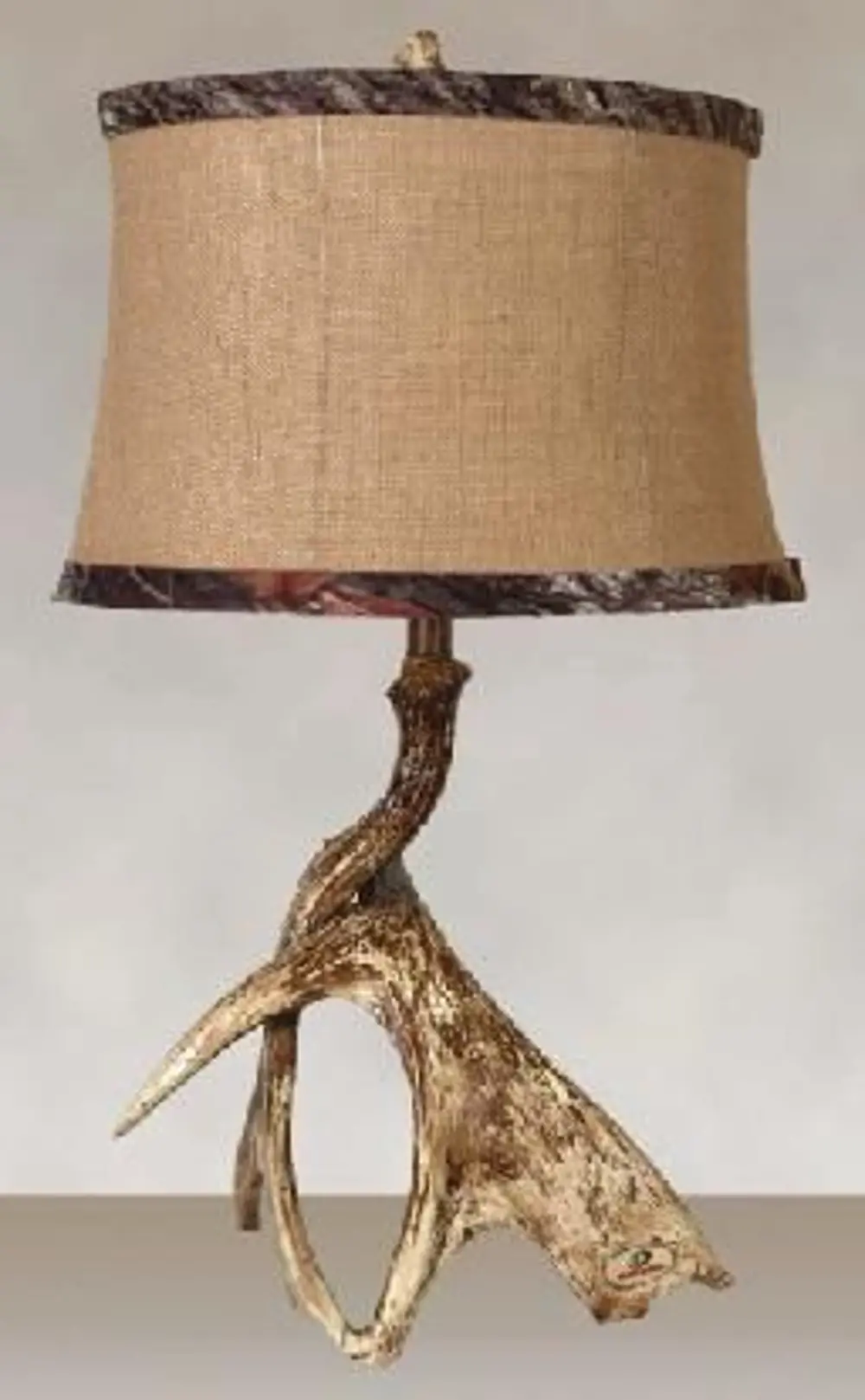 Moose Antler Table Lamp-1