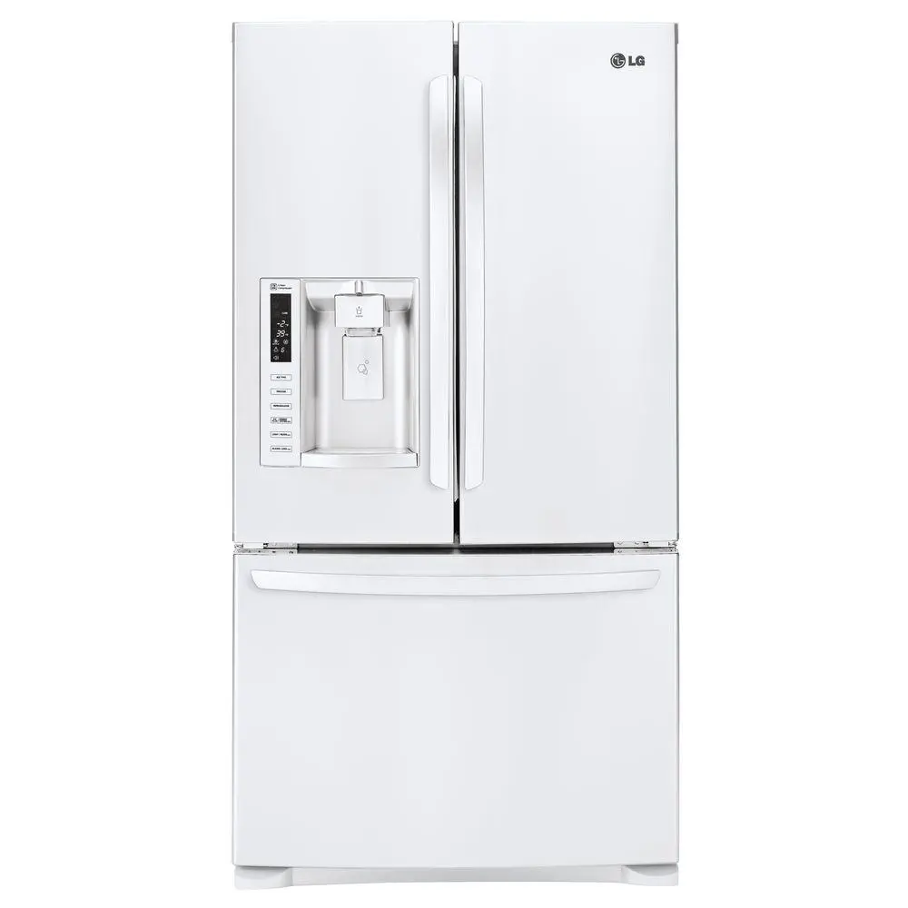 LFX28968SW LG White French Door Refrigerator - 36 Inch-1