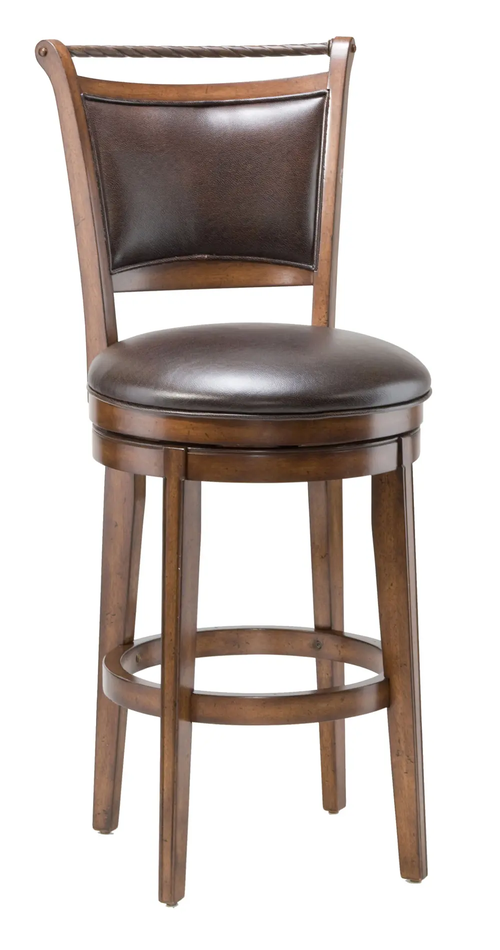 Distressed Brown Cherry 26 Inch Counter Stool - Calais-1