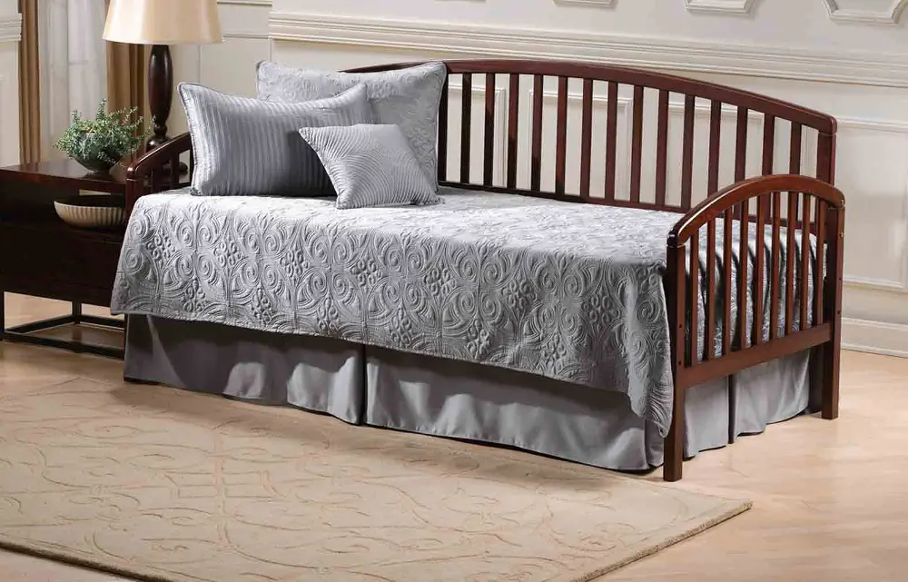 Cherry Twin Daybed with Roll Out Trundle - Carolina -1