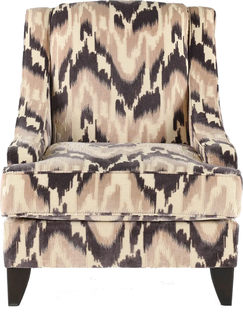 Spartan Latte & Gray Accent Chair-1