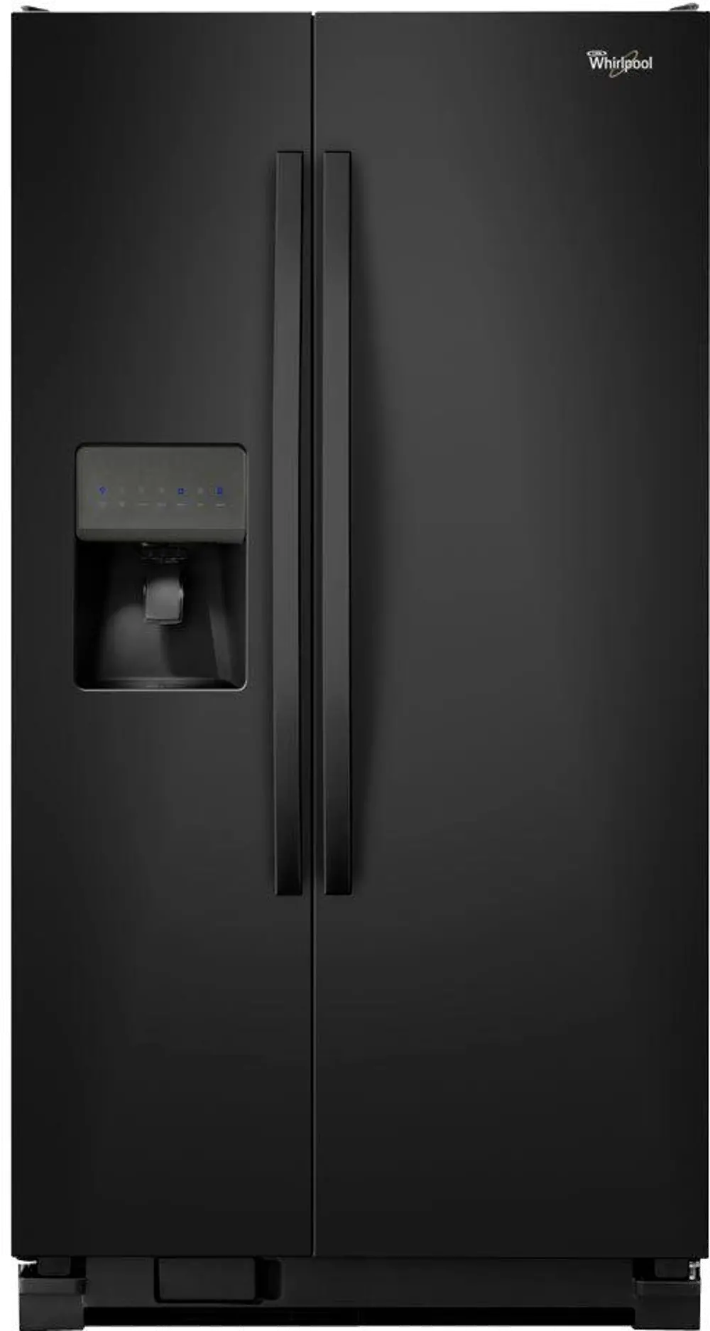 WRS325FDAB Whirlpool Side-by-Side Refrigerator - 36 Inch Black-1