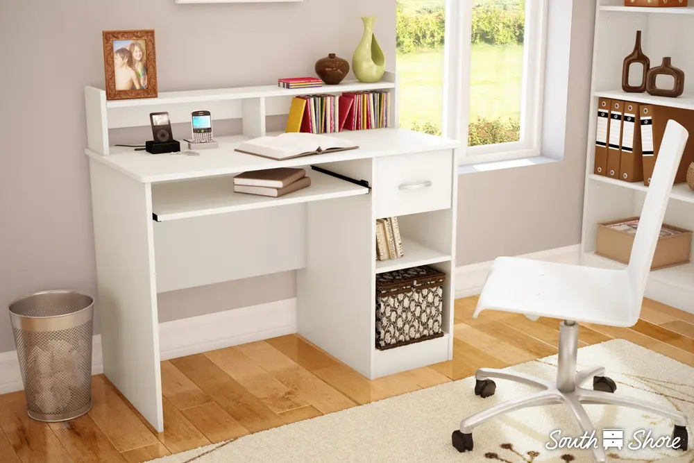 https://static.rcwilley.com/products/3512975/Pure-White-Small-Desk-with-Keyboard-Tray---South-Shore-rcwilley-image1.webp