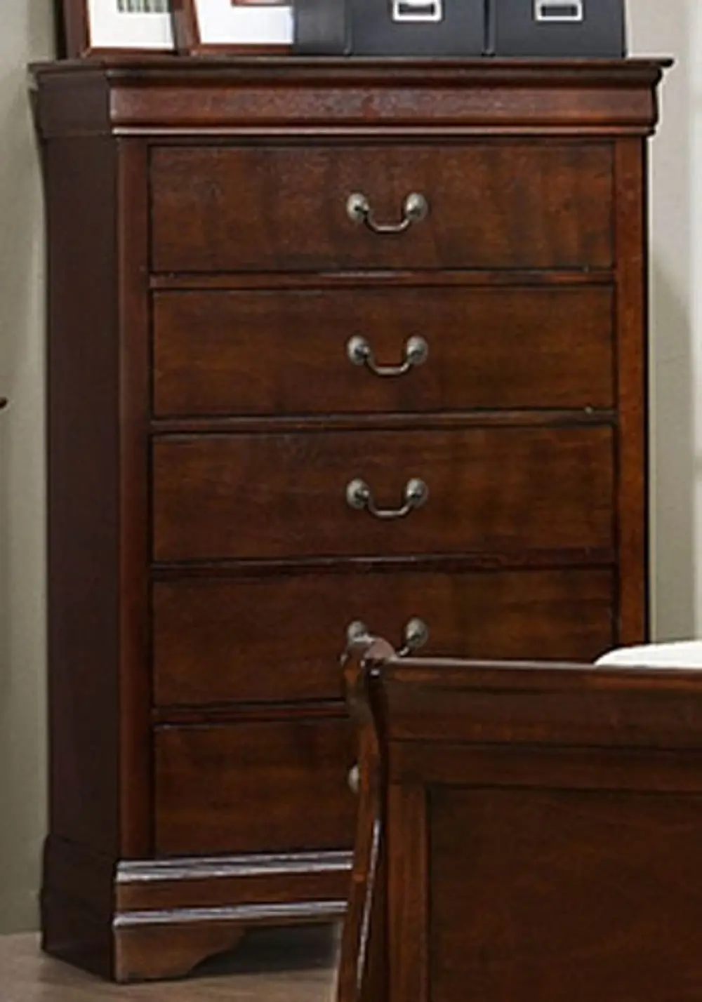 Mayville Brown Chest of Drawers-1