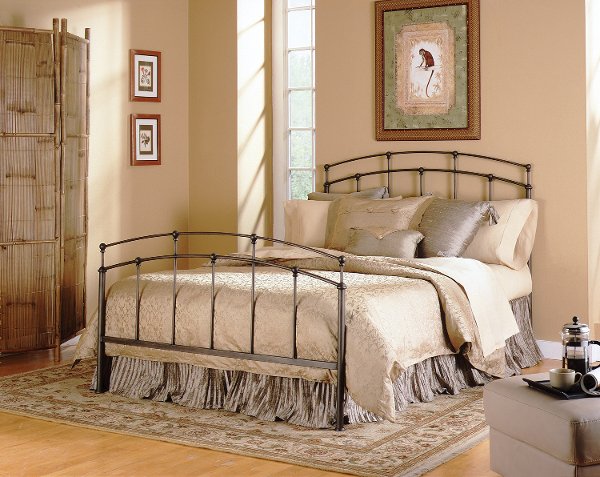 Rc Willey S Metal Beds In Twin Full Queen King B4175 3 Black Walnut Twin Metal Bed Fenton