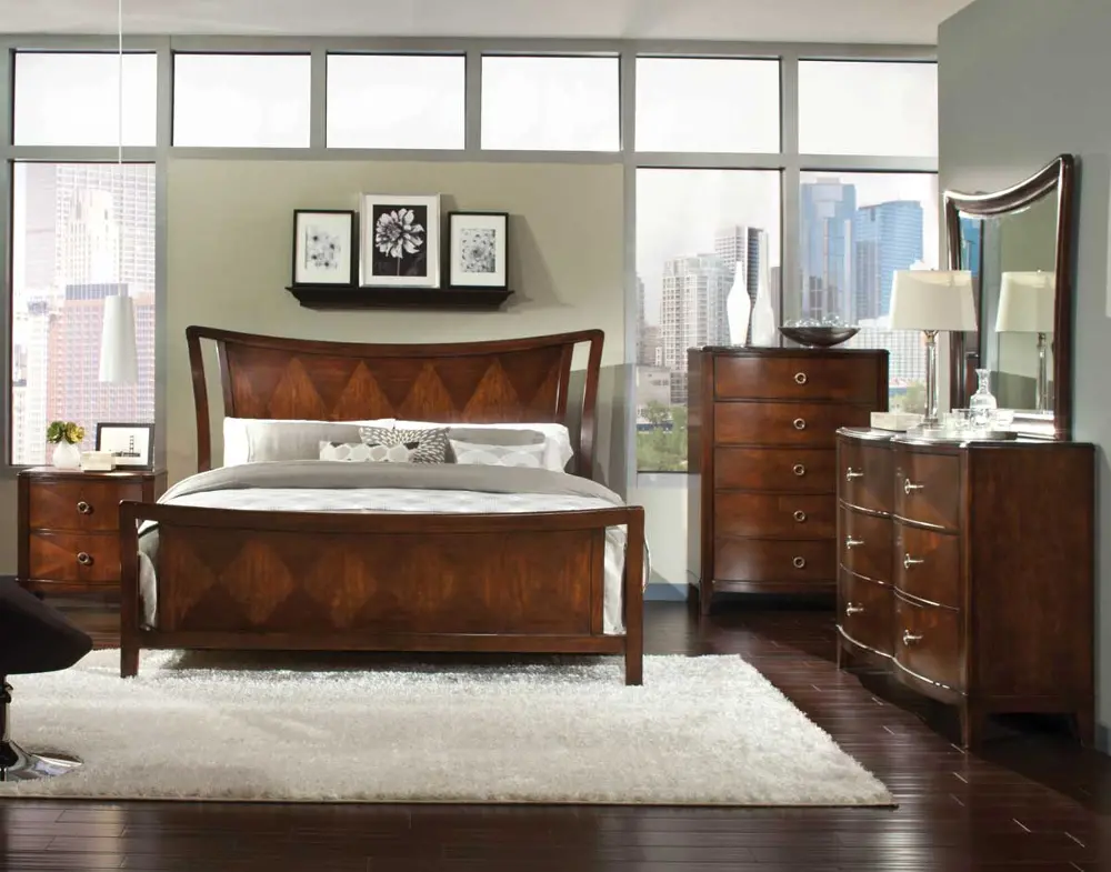 Park Avenue International Furniture 4 Piece Queen Bedroom Set-1