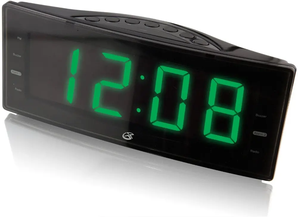 C353B/CLOCK GPX Radio Alarm Clock-1