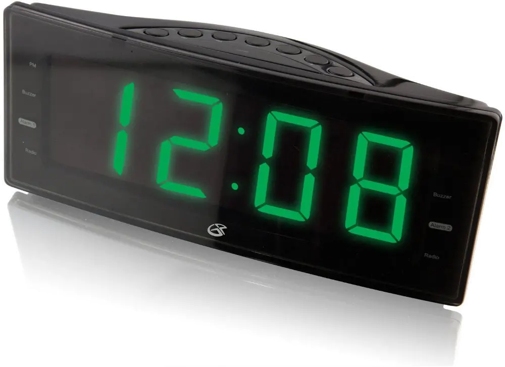 C353B/CLOCK GPX Radio Alarm Clock-1