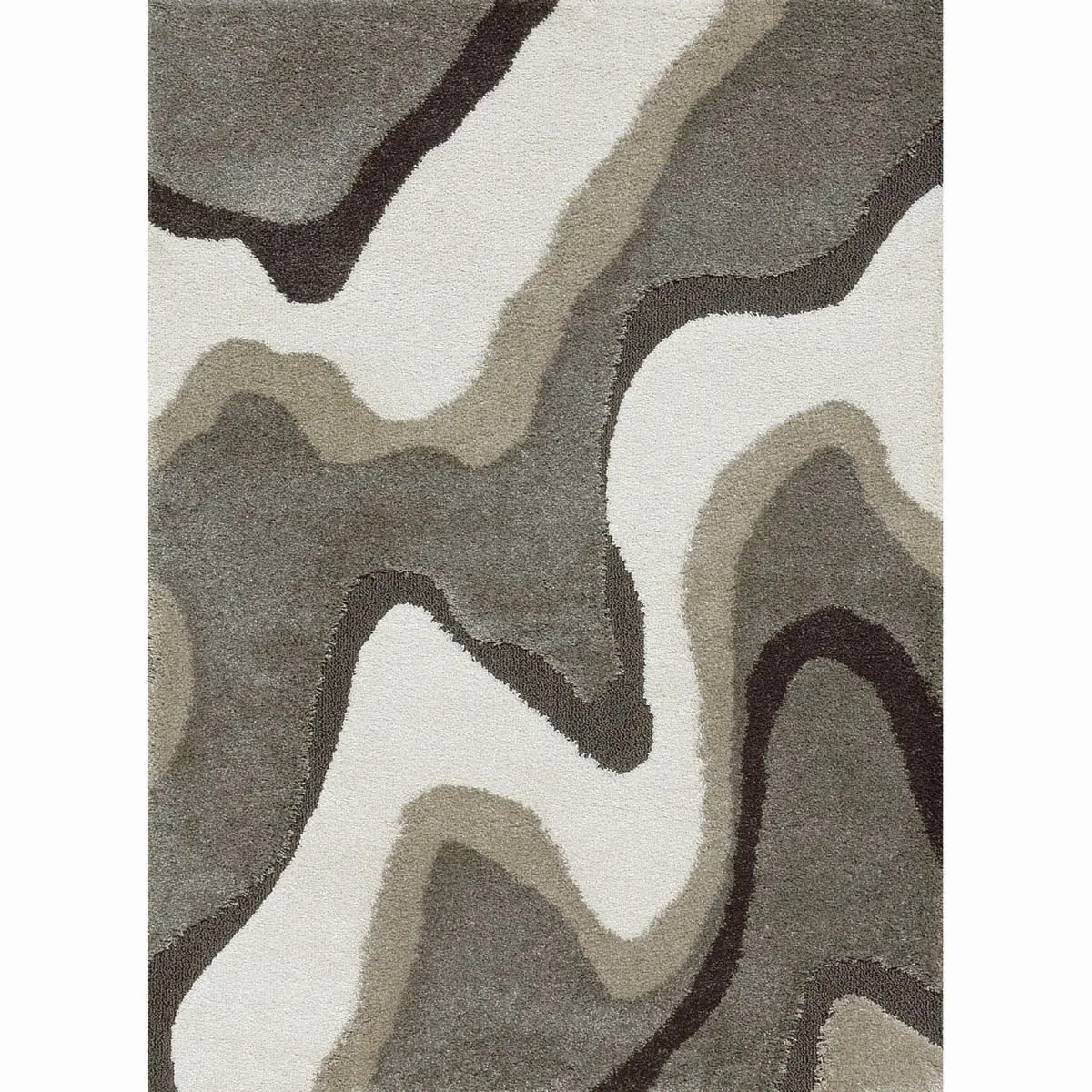 Bliss Rugs Kelly Contemporary Area Rug, Size: 5' x 7', Multi-Color