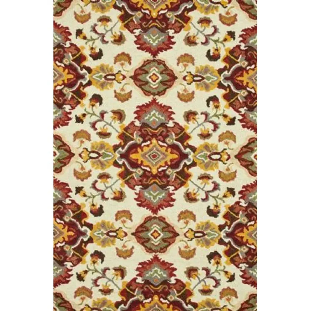 MAYFIELD/MF-05....7 8 x 11 Large Transitional Red Area Rug - Mayfield-1