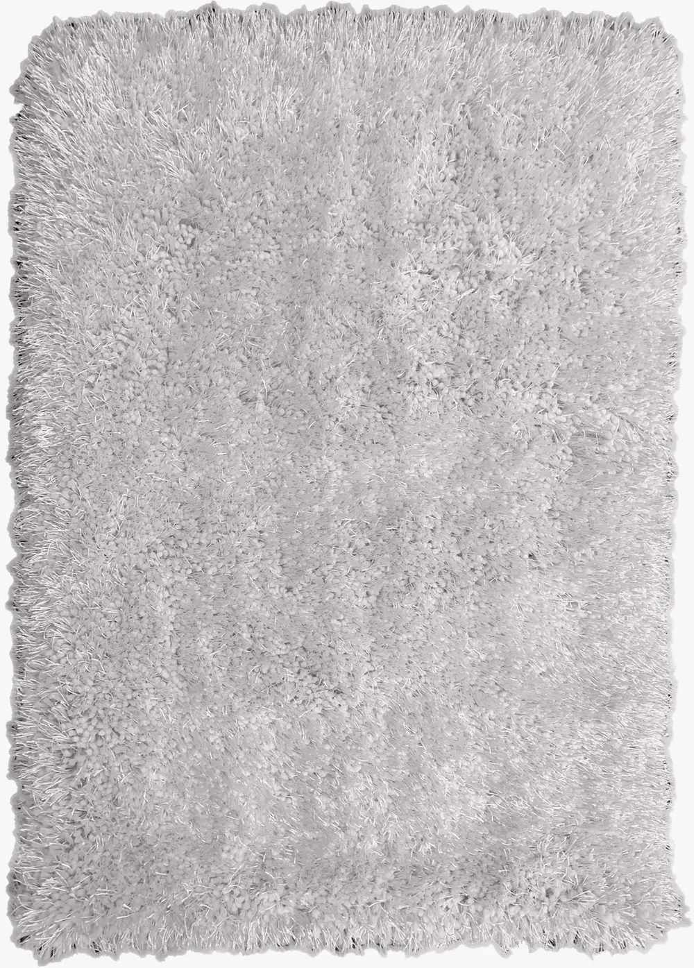 Viscose 5 x 7 White Area Rug-1