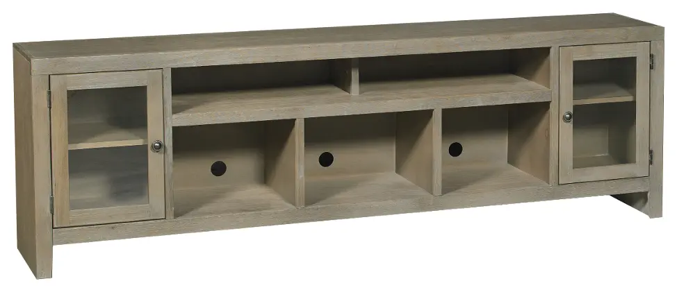 86 Inch Driftwood TV Stand-1
