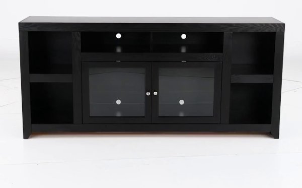 Tv Stands Electronics Rc Willey 75 Inch Mocha Brown Tv Stand Skyline