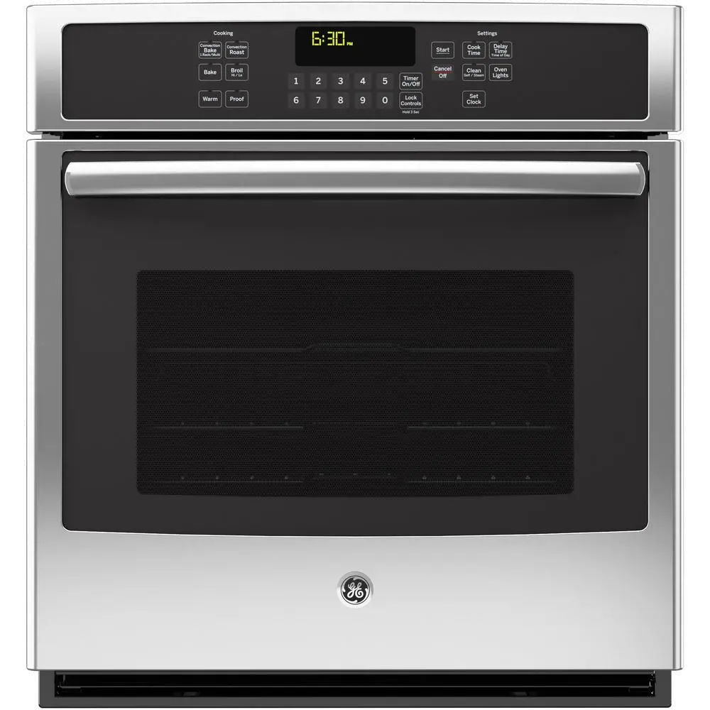 JK5000SFSS GE 27 Inch Convection Single Wall Oven - 4.3 cu. ft. Stainless Steel-1