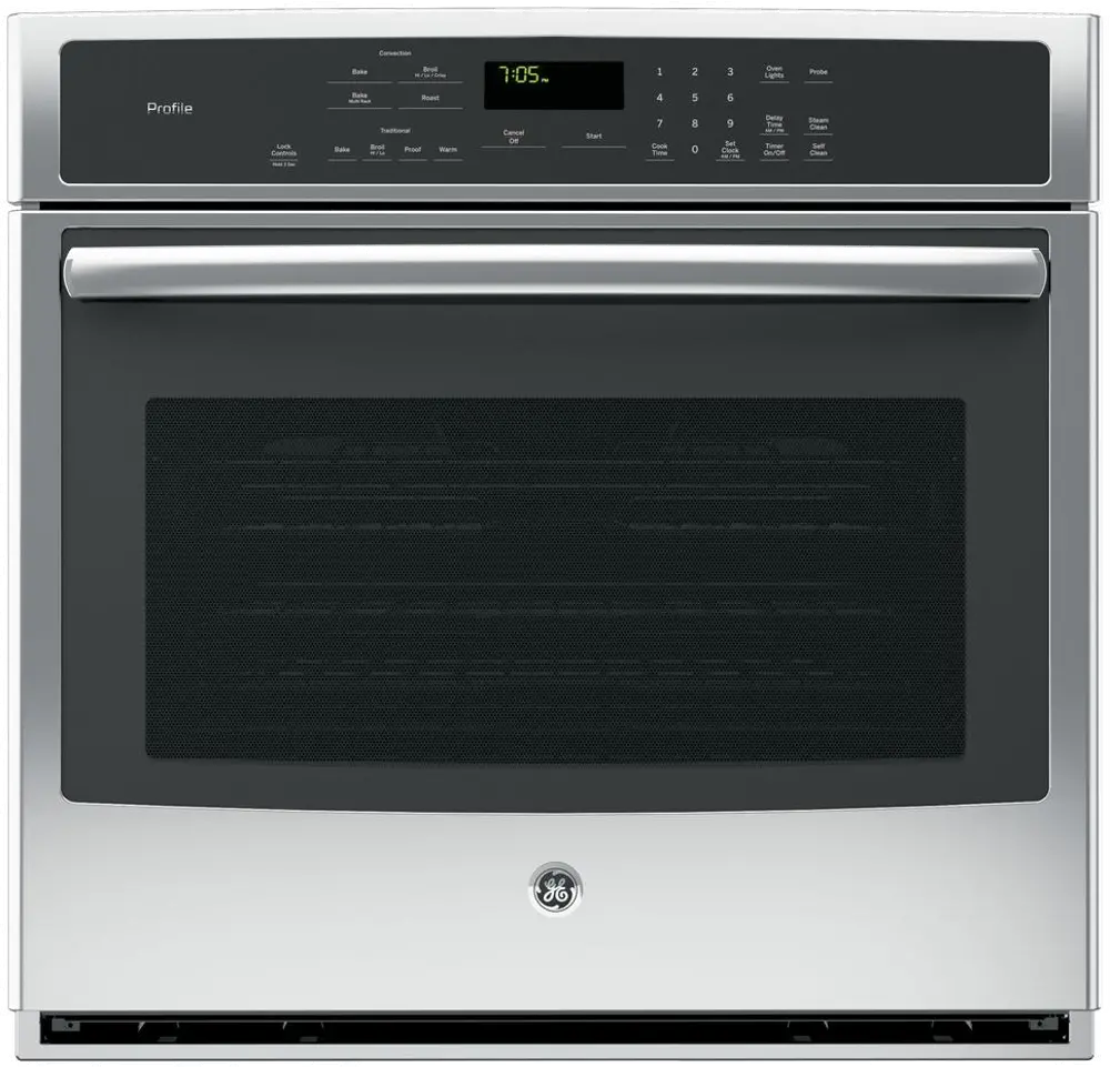 PT7050SFSS GE Profile 30 Inch Single Wall Oven with Convection - 5.0 cu. ft. Stainless Steel-1