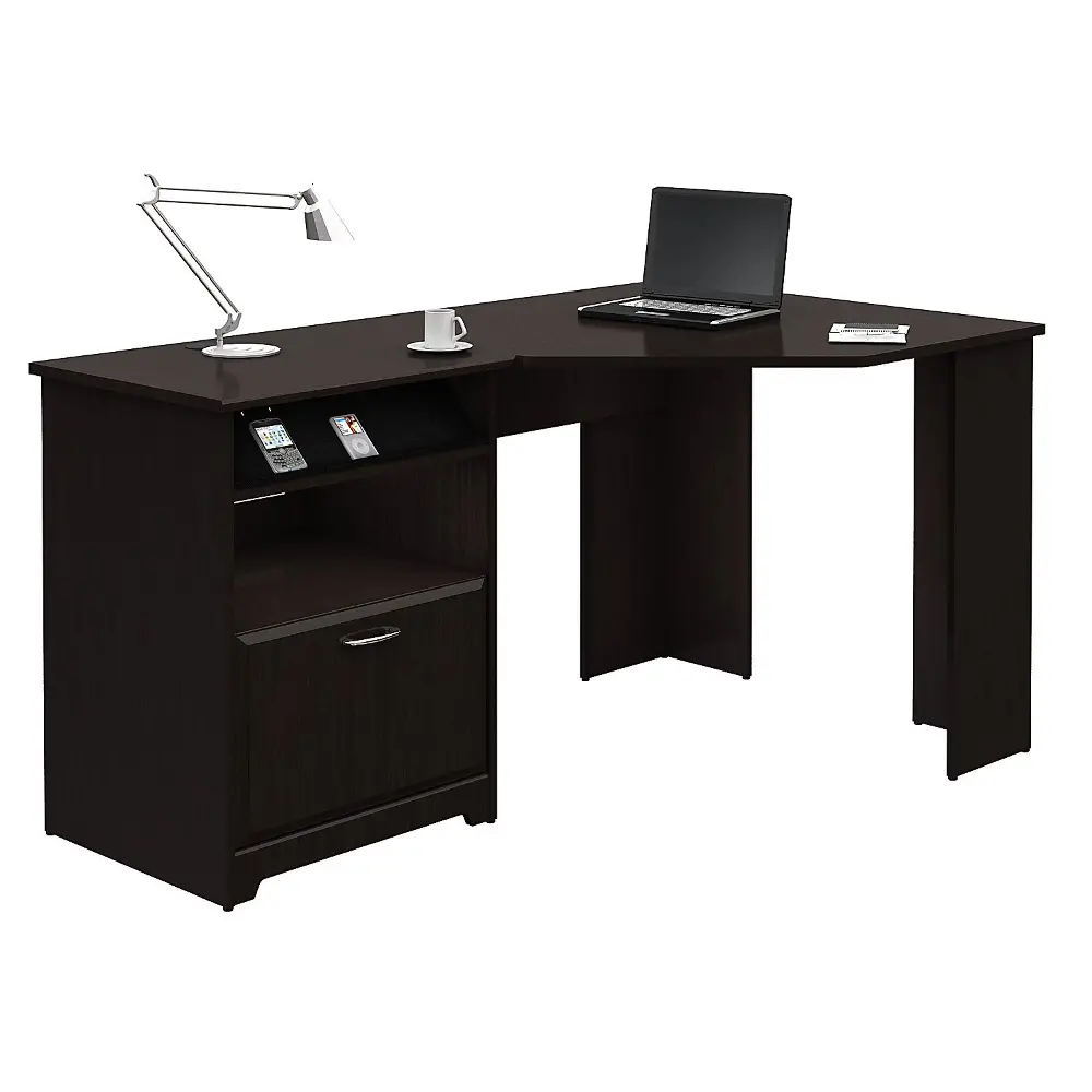 WC31815-03 Espresso Oak Corner Computer Desk - Cabot-1