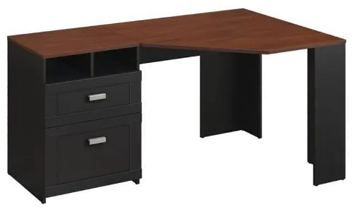 Perkinson Desk Mercury Row Color: Black