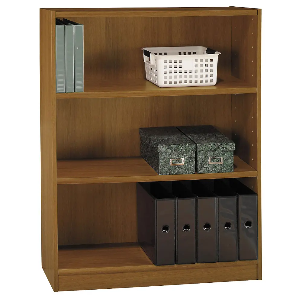 WL12445-03 Royal Oak 3-Shelf Bookcase - Universal -1