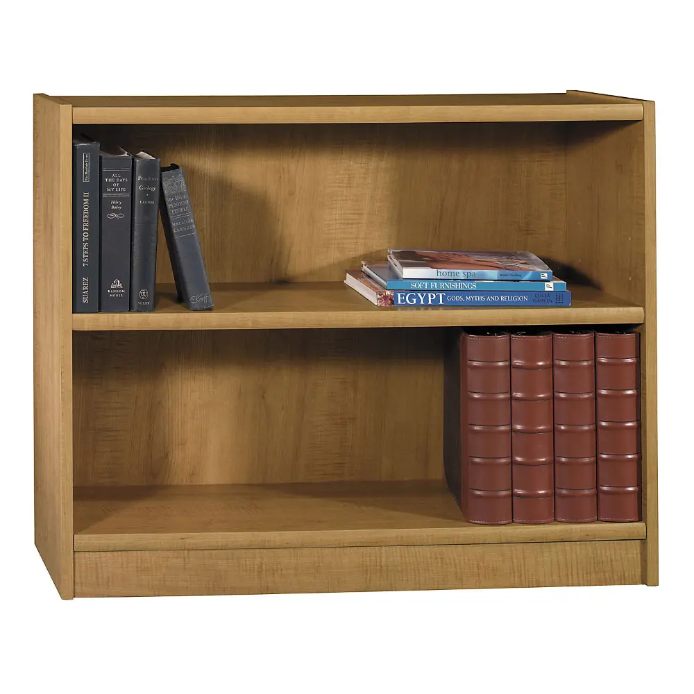WL12449-03 Snow Maple 2-Shelf Bookcase - Universal -1