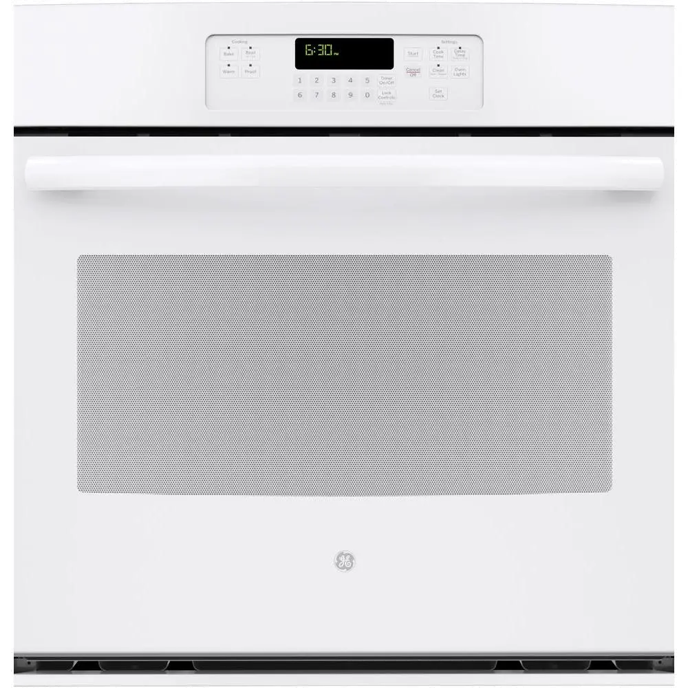 JT3000DFWW GE 30 Inch Single Wall Oven - 5.0 cu. ft. White-1