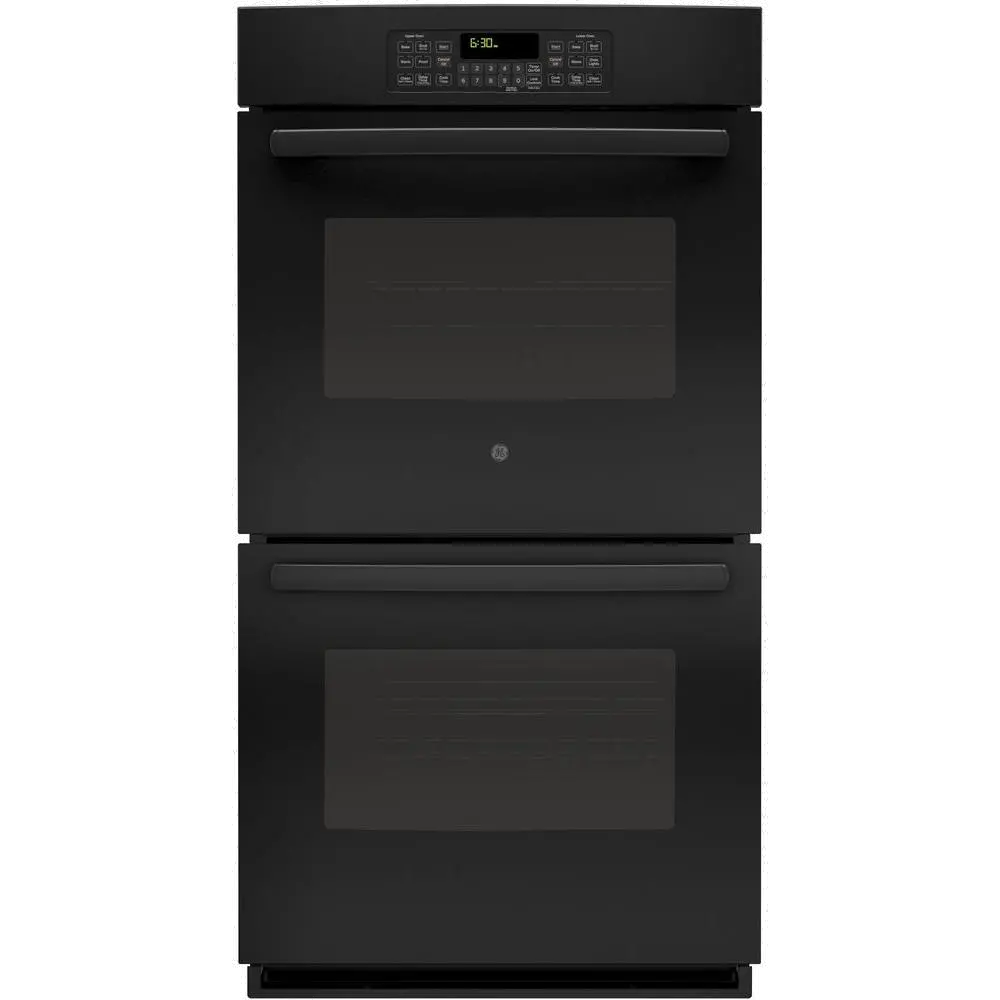 JK3500DFBB GE 27 Inch Double Wall Oven - 8.2 cu. ft. Black-1