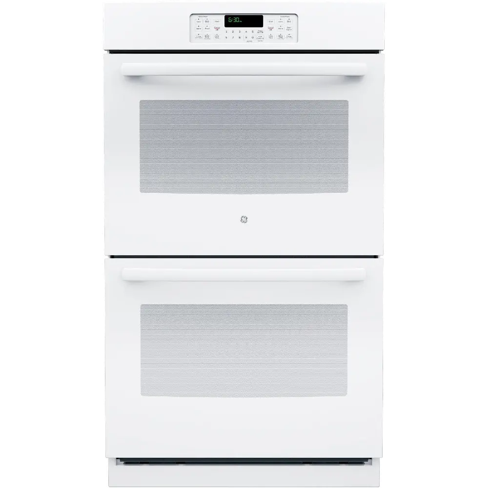 JT3500DFWW GE 30 Inch Double Wall Oven - 10 cu. ft. White-1