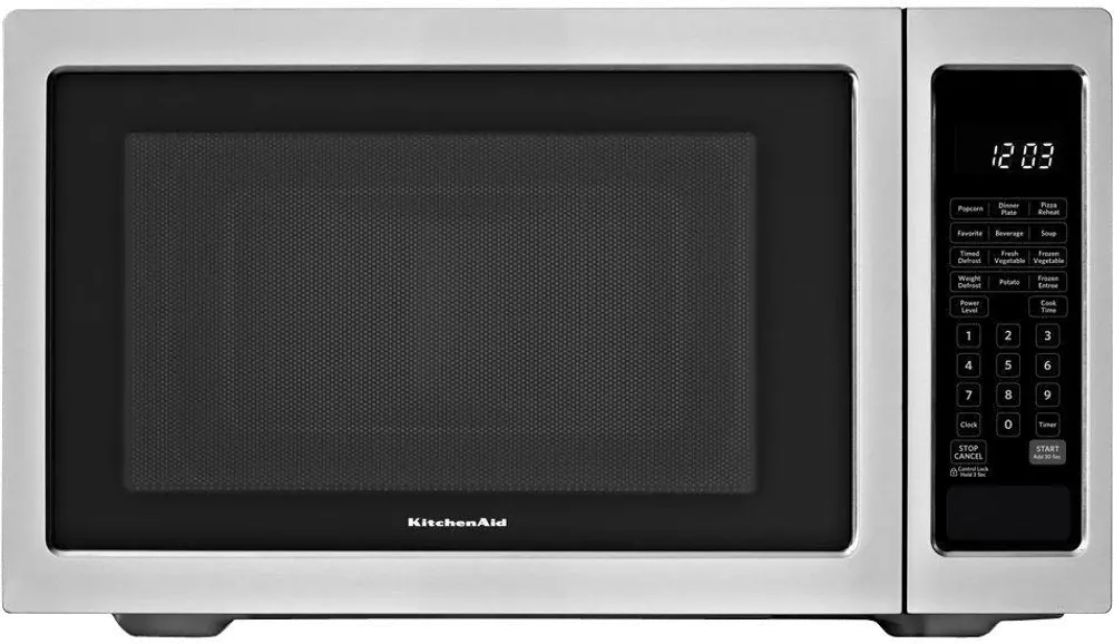KCMS2255BSS KitchenAid 24 Inch Stainless Steel 2.2 cu. ft. Microwave Oven-1