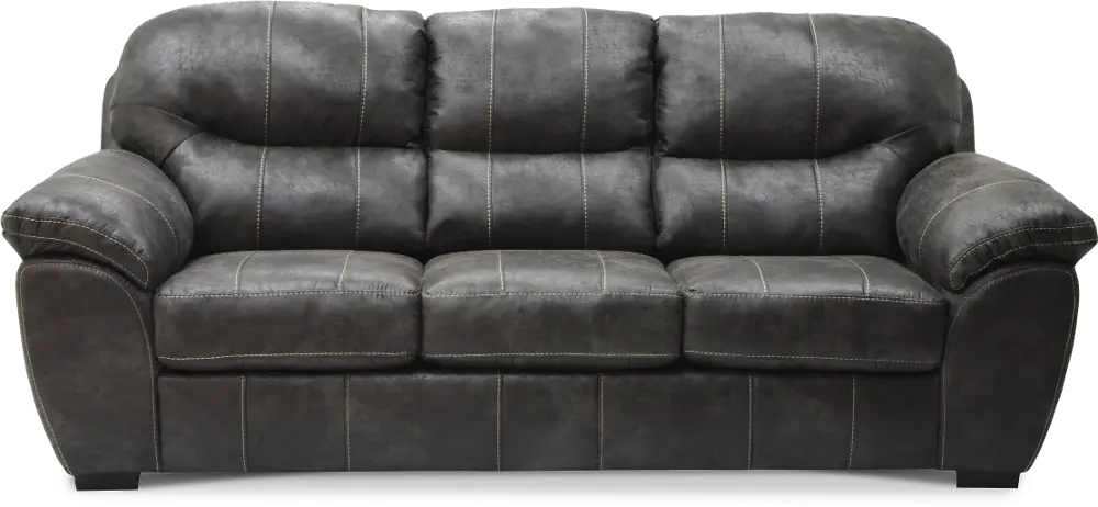 445304 122728 Casual Contemporary Steel Gray Sofa Bed - Grant-1