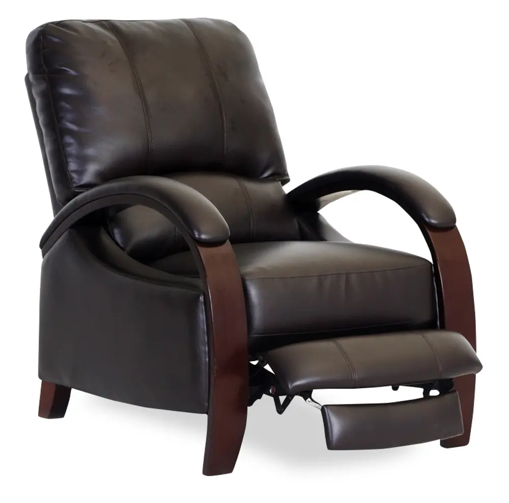 Coffee Brown Performance Fabric Recliner - Naples-1