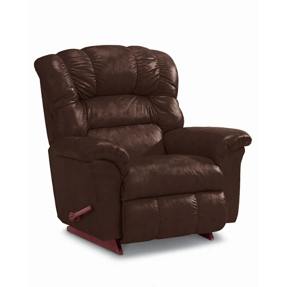 10-433/LE962478/RECL Crandell 46 Inch Chocolate Leather Reclina-Rocker Recliner-1