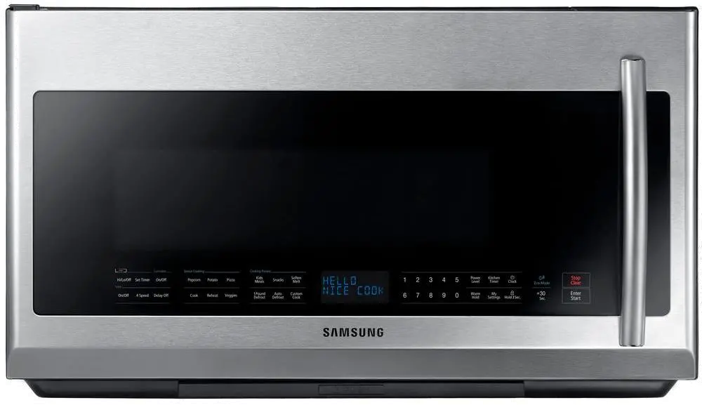 ME21F707MJT Samsung Over the Range Microwave - 2.1 cu. ft. Stainless Steel-1