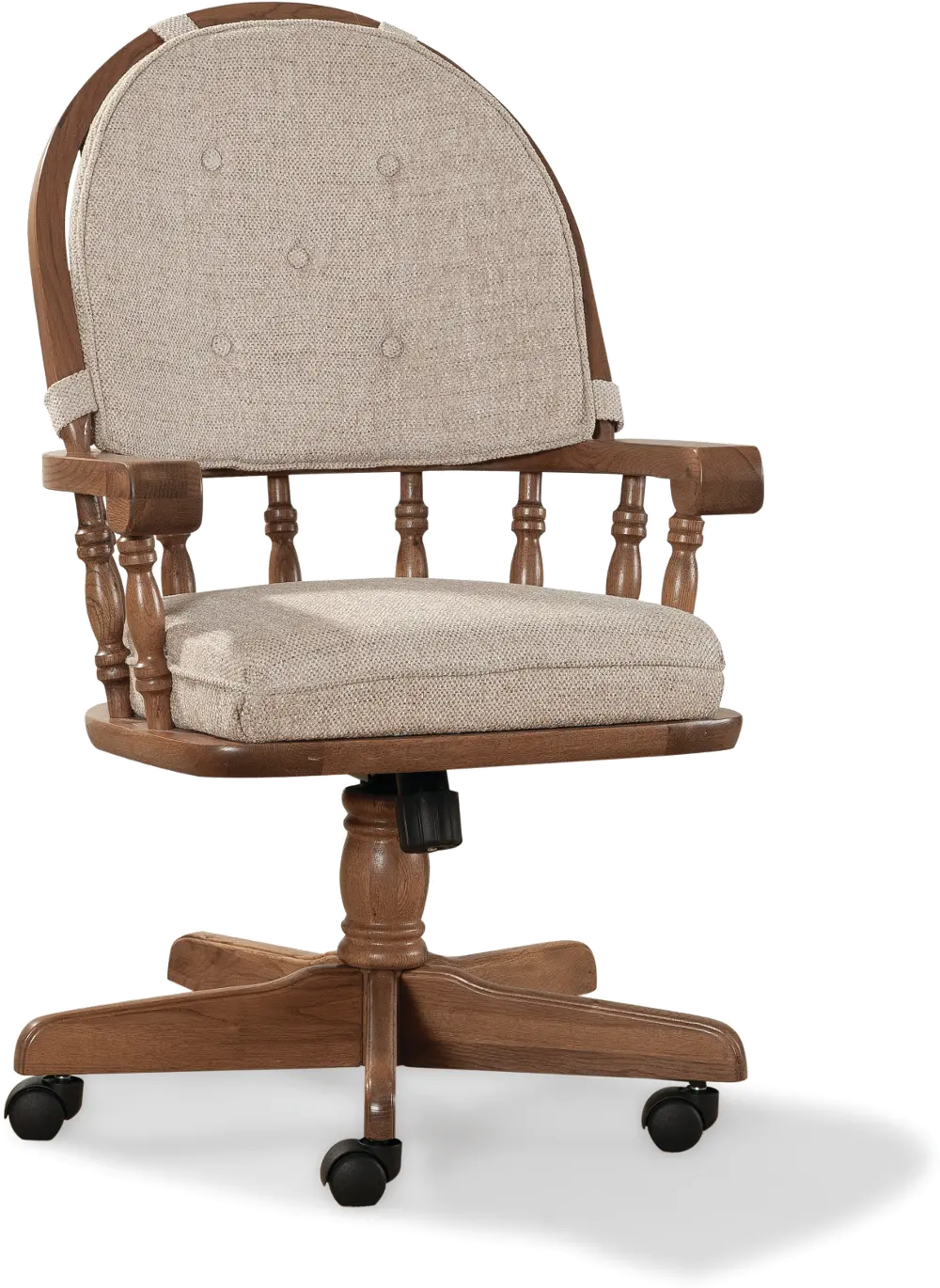 Swivel Dining Room Chair - Classic Chestnut-1