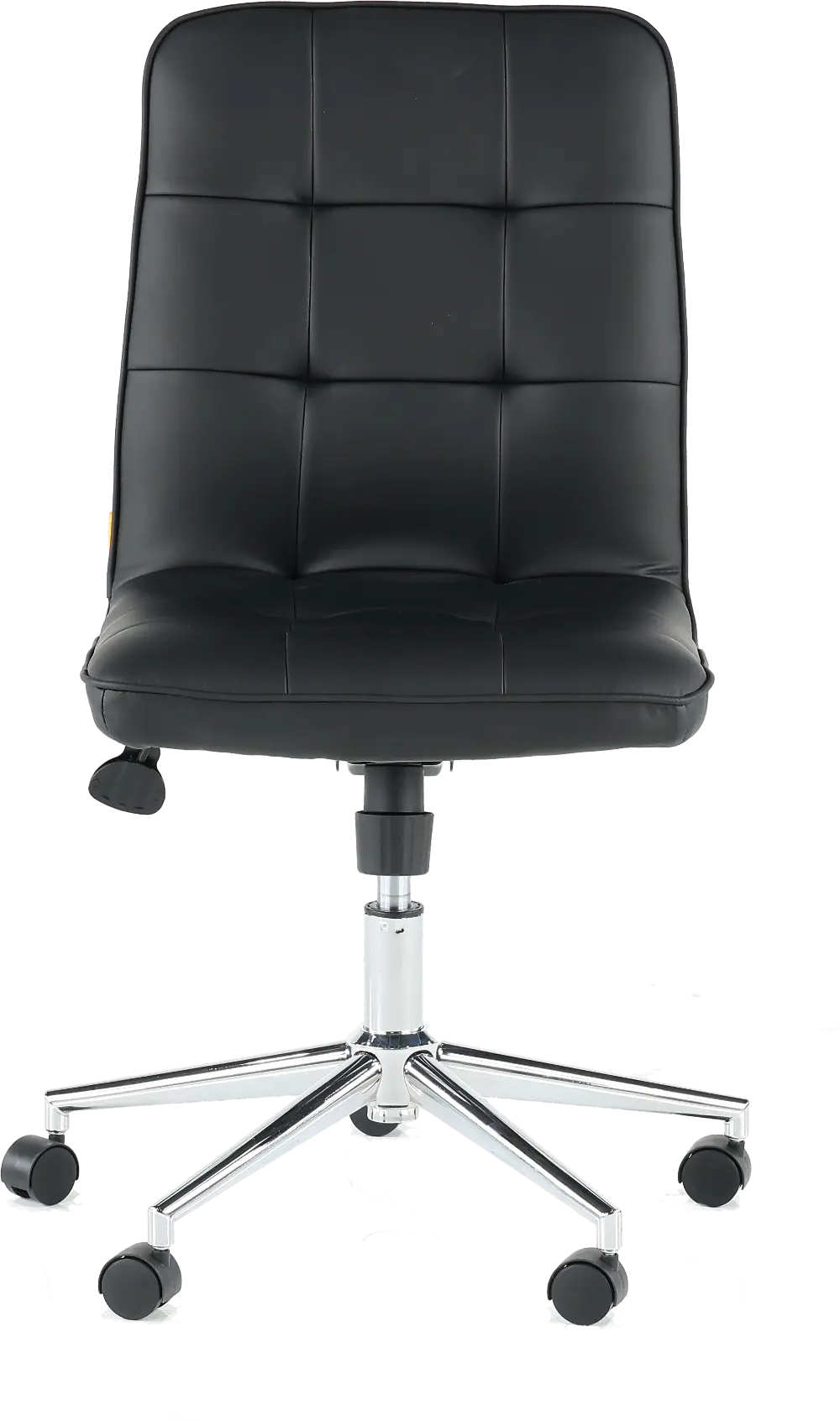 Modern Black Vinyl Office Chair-1