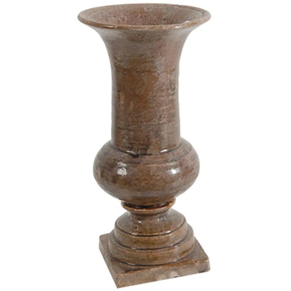 Tan Ceramic Vase-1