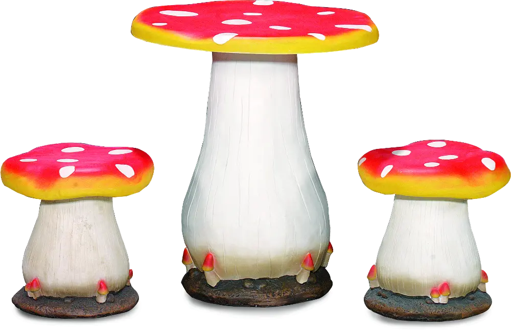 3 Piece Mushroom Garden Set-1