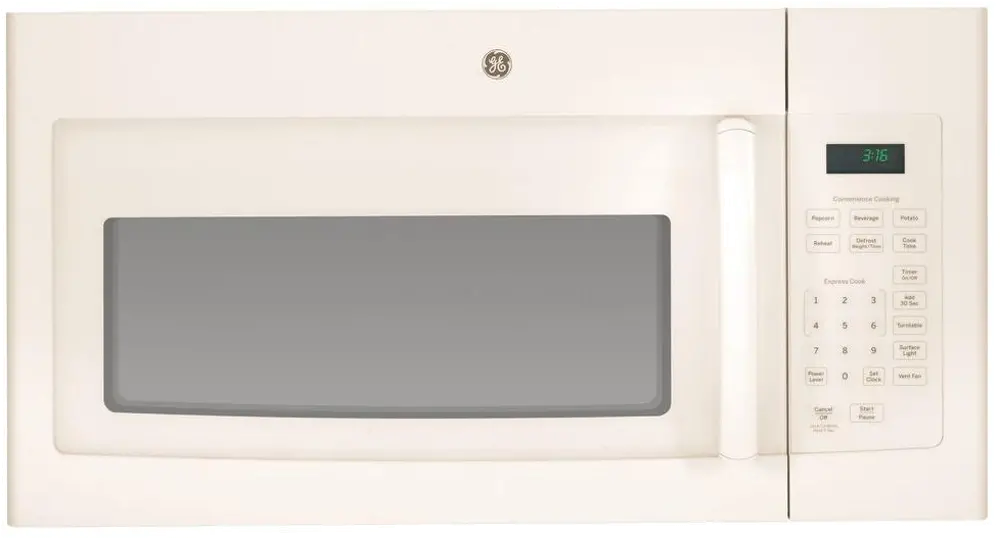JVM3160DFCC GE 1.6 cu. ft. Over-the-Range Microwave Oven - Biscuit-1