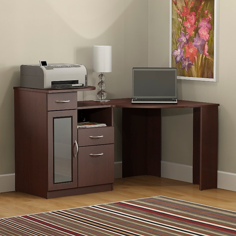 Cherry Corner Home Office Computer Desk Vantage Rc Willey Cherry Corner Home Office Computer Desk Vantage