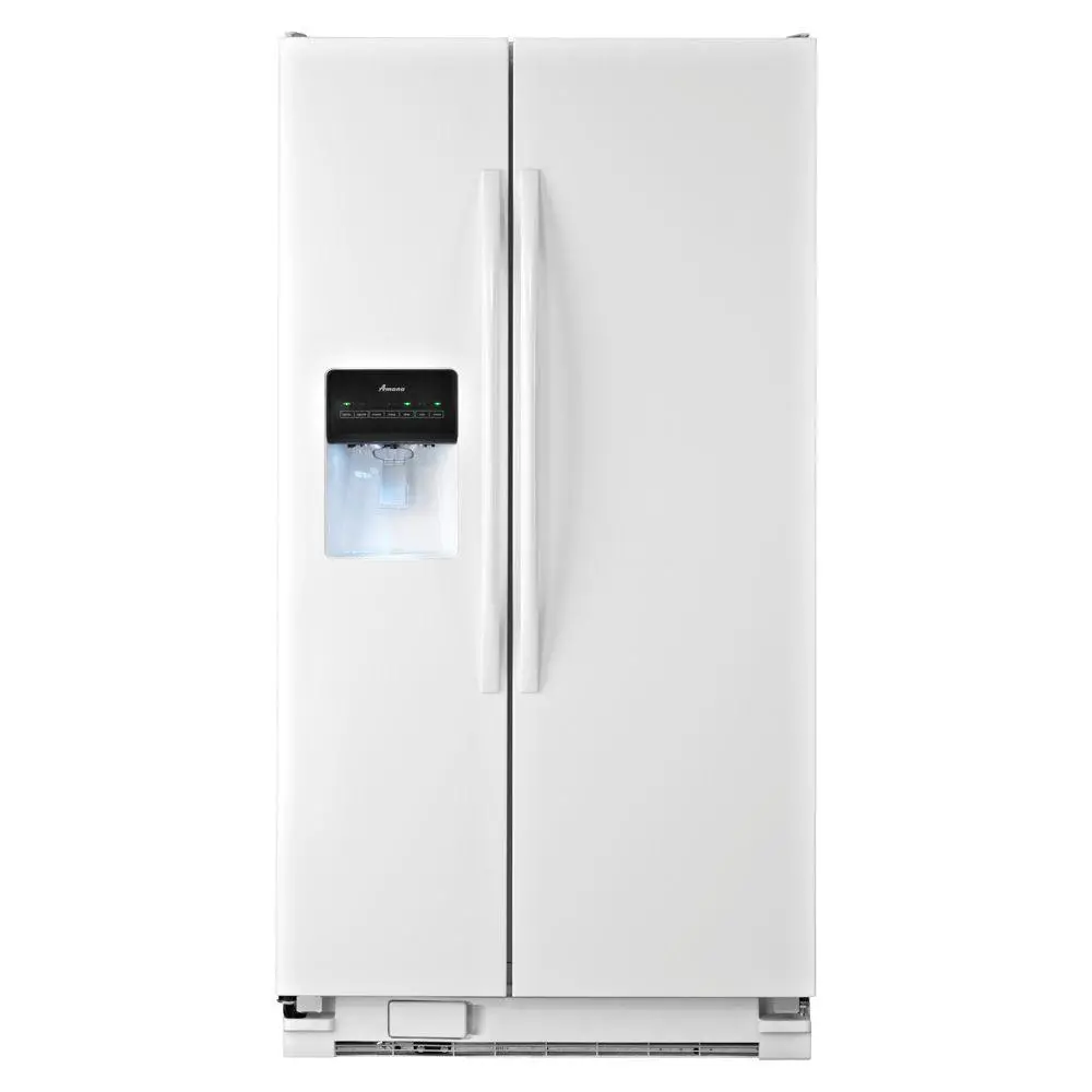 ASD2575BRW Amana White Side-by-Side Refrigerator - 36 Inch-1