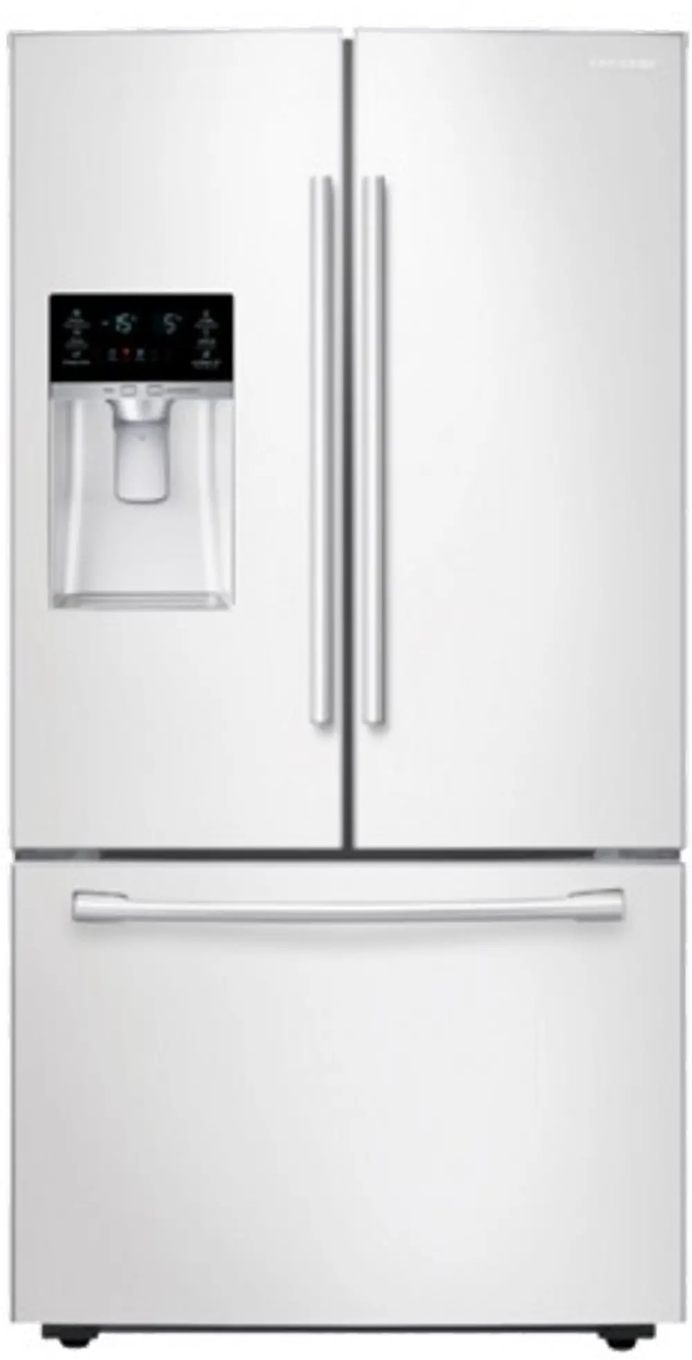 RF28HFEDBWW Samsung 28.07 cu. ft. French Door Refrigerator - 36 Inch White-1